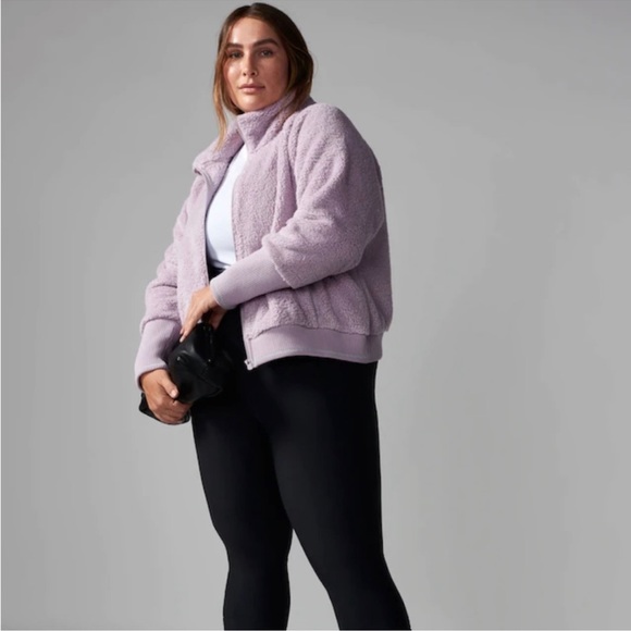 Athleta Tugga Sherpa Jacket Size Large - Picture 2 of 10